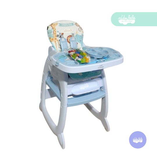 Silla Carpeta De Comer de bebé modelo Convertible blue