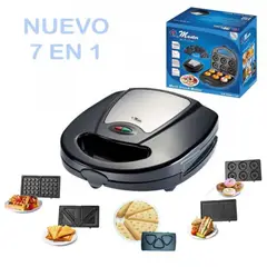 PREMIER - Waflera Sandwichera 7 en 1 Electromaster 1000 Watts