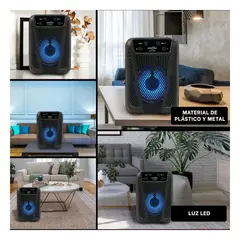 GENERICO - Pack6 Bocina muy Hermoso en Color Negro Y+Regalo Agendita
