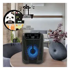 GENERICO - Pack12 Bocina Clasica Estetica en Negro Y+Regalo Agendita