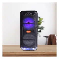 GENERICO - Pack4 Reproductor Bluetooth Moderno en Tonalidad Negro