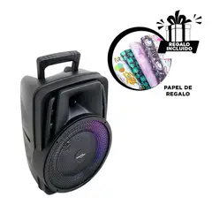 GENERICO - Reproductor Sonoro Innovador y Util Negro Y+Papel de Regalo