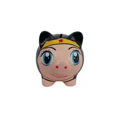 GENERICO - Alcancía decorativa con diseño de cerdito con disfraz