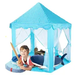 GENERICO - Carpa Castillo Armable Modelo Princesa-CELESTE