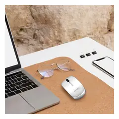 GENERICO - Pack2 Mouse Inalambrico de PC M302W Blanco Y+Regalo Stickers