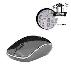 GENERICO - Mouse Inalambrico para PC M302W Negro Y+Regalo Stickers