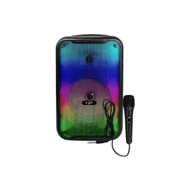 GENERICO - Pack2 Parlante Entrada USB y Bluetooth para Bailes Potentes