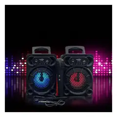 GENERICO - Pack4 Parlante y Bonito con Luces Y+Regalo Agendita