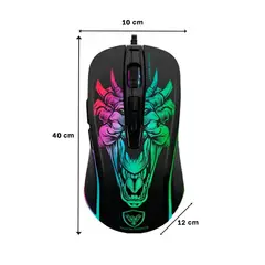 GENERICO - Pack4 Mouse Facil Conectarlo M816 en Negro Y+Regalo Stickers