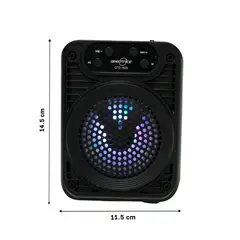 GENERICO - Pack4 Parlante Familiar con Luces LED Y+Regalo Stickers