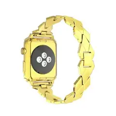 GENERICO - Correa Acero GLAM para Apple Watch 45mm - DORADO