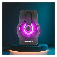 GENERICO - Pack4 Altavoz Resistente en Negro Y+Papel de Regalo