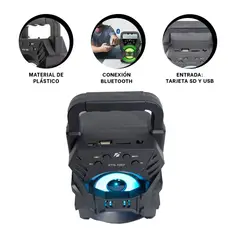 GENERICO - Pack4 Sistema de Sonido Elegante Y+Banderitas Adhesivas