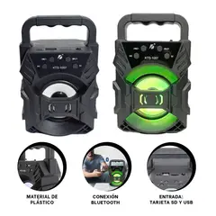 GENERICO - Pack6 Reproductor Eficaz para Sala en Color Negro