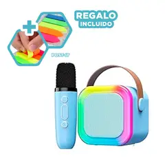 GENERICO - Altavoz para Amenizar Fiestas en Celeste Y+Post-it Adhesivos