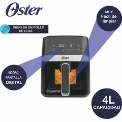 OSTER - Freidora De Aire Digital CKSTAF40WDDF 4L