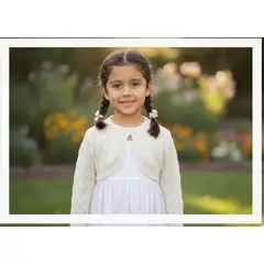 GENERICO - BOLERO CALADO NIÑA CHAQUETA CORTA