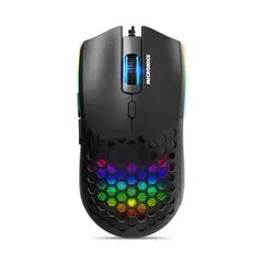 MICRONICS - Mouse Gamer GM804 USB RGB 7B 12800DPI LIGHTER