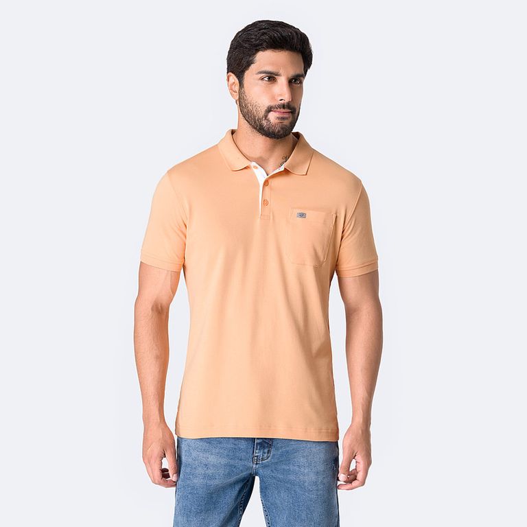 Polo Box Basico Gamuza Pima Braxis Hombre