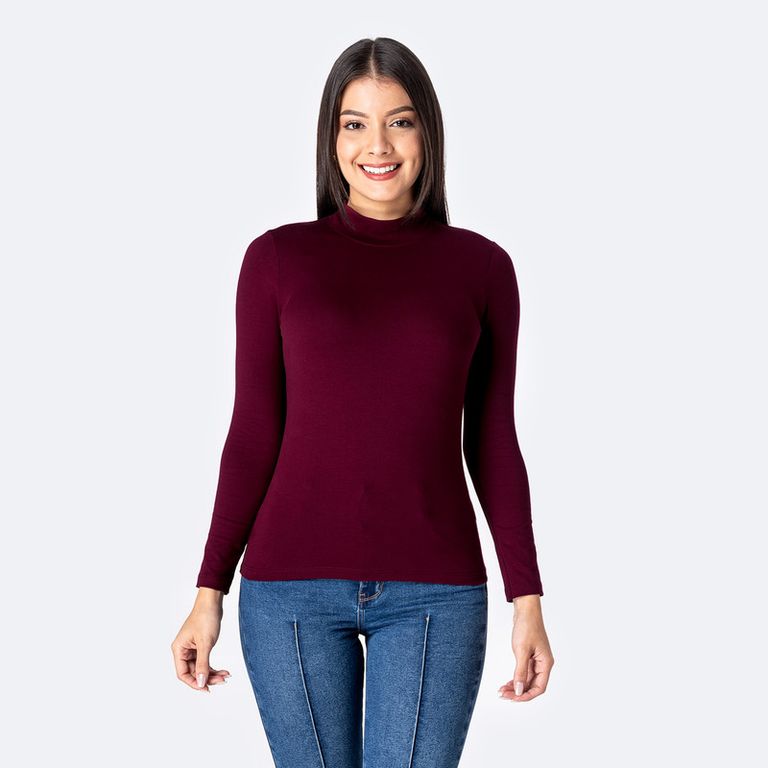 Polo Basico Jersey Full Lycra Melisa Mujer