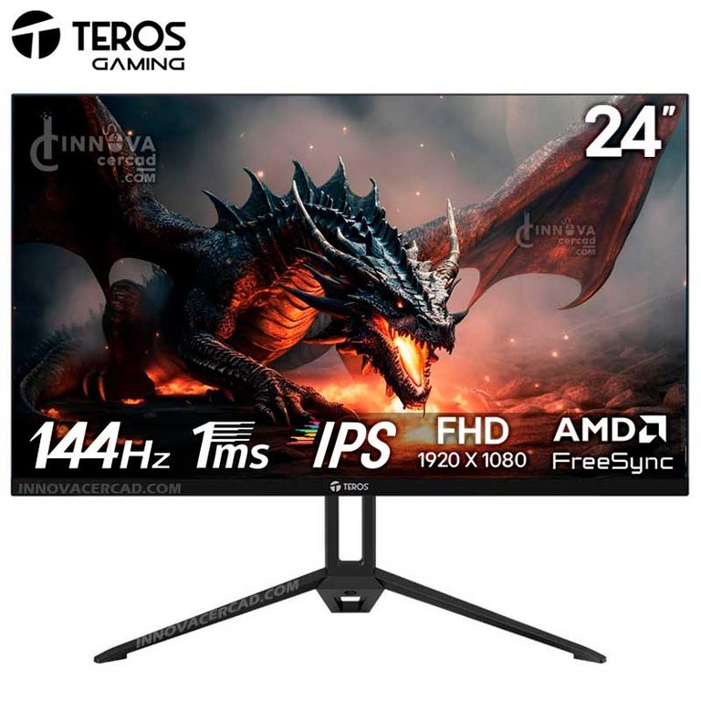 Monitor TE-2417S, 24" FHD IPS, 144Hz, 1 ms, HDMI, DP, Speakers