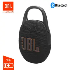 JBL - Parlante Clip 5 Bluetooth 5.3 Portátil Acuático IP67- Negro