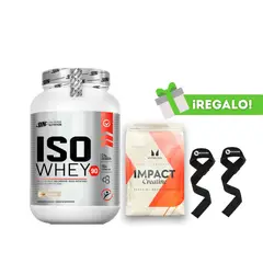 UNIVERSE NUTRITION - ISO WHEY 1.1 KG COOKIES + CREATINA MYPROTEIN 250G + STRAPS