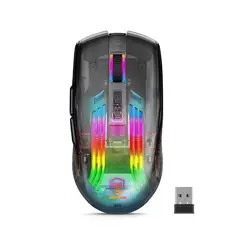 MICRONICS - Mouse Gamer GM802-3M BT WIFI RECARGABLE USB-C RGB 7B 4800DPI