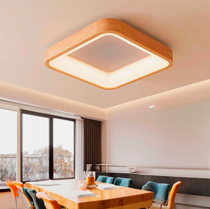 Lámpara de Techo 73W Led 3 en 1 Wood