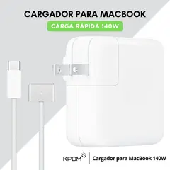 GENERICO - Cargador 140W para MacBook - Carga rápida MagSafe