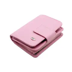 HOLM'S - BILLETERA HOLMS CUERO B161 DAMA ROSADO