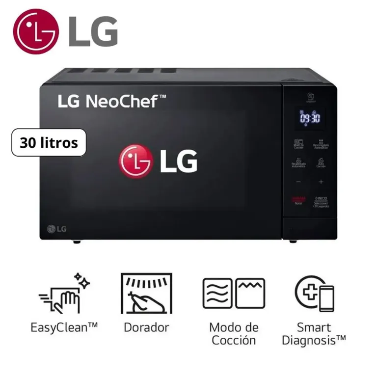 Horno Microondas Easy Clean 30 Litros MH7032JAS - Negro