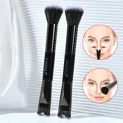 GENERICO - Brocha de Maquillaje en Forma de U para Contorno de Nariz