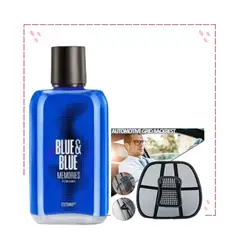 CYZONE - Blue & Blue Memories for Him mas Cojín de malla