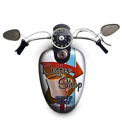 GENERICO - Adorno Para Pared Colección Metálico Tipo Moto