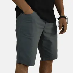 YONISTERS CLOTHING - Short Drill Clásico Plomo