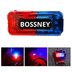 GENERICO - Luz táctica policial recargable LED clip chaleco bici impermeable