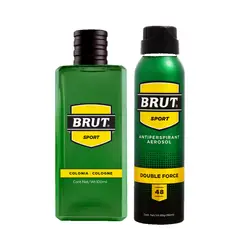 BRUT - Sport Colonia 100ml con Deo Spray