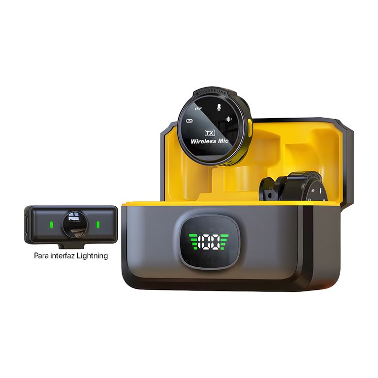 Micrófono Inalámbrico J6 Lightning Videos Para Podcast Entrevista