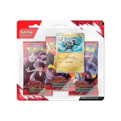 POKEMON - TCG Destined Rivals 3 Pack Zebstrika Español