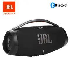 JBL - Parlante BOOMBOX3 Hasta 24 horas y Power Bank Incorporado -Negro