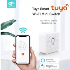 TUYA - Mini Switch Inteligente Wifi Multifunción Tuya-Smt App Google Alexa