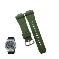 GENERICO - Correa Repuesto Sport para CASIO G SHOCK GA-2100 - Verde