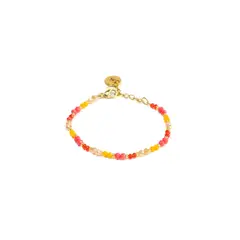 SAMANTHA PINTO HANDMADE ACCESSORIES - Pulsera Brisa Rojo Naranja
