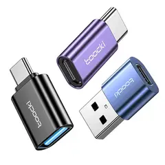 GENERICO - Pack X3 Adaptadores Otg Usb 3.0 - Tipo C - Micro I Original Toocki