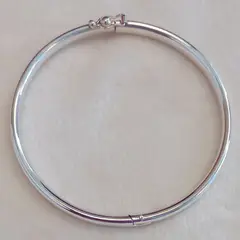 VANDRALA - PULSERA DE PLATA M PUÑERA PLANA 65MM