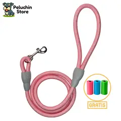 HAMACAS LIZARASO - Soga Perros Talla M, 120 cm Color Rosado - Peluchin Store