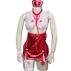 GENERICO - LENCERIA SEXY ENFERMERA DISFRAZ TALLAS S-M-L