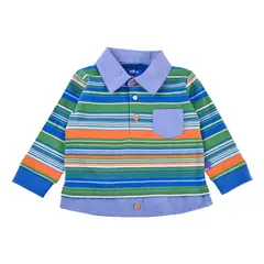 PILLIN - Polo Manga Larga con Cuello PVX612VER