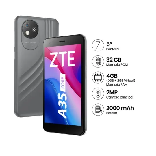 Celular A35 CORE RAM 2GB 32GB Negro